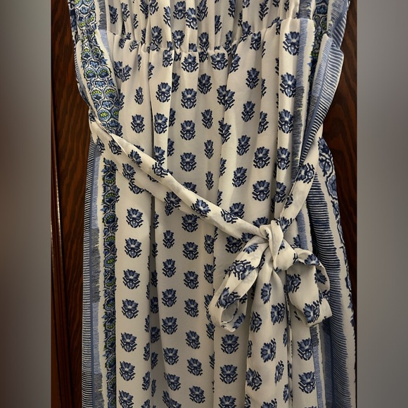 Floral GAP Gathered Waist Midi Dress - Picture 3 of 4